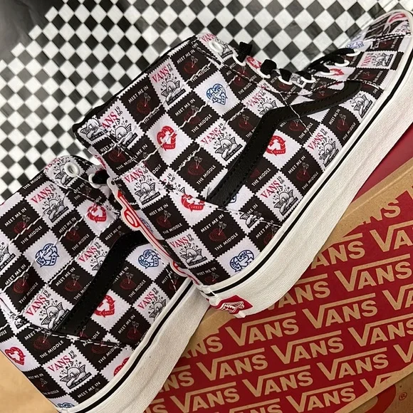 Vans Sk8-Hi Tapered Love Letters Black/True White Men’s sneakers - Picture 15 of 16